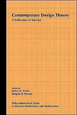 Cover for JH Dinitz · Contemporary Design Theory: A Collection of Surveys - Wiley Series in Discrete Mathematics and Optimization (Hardcover Book) (1992)