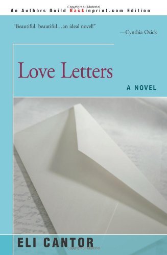 Cover for Eli Cantor · Love Letters: a Novel (Paperback Book) (2001)