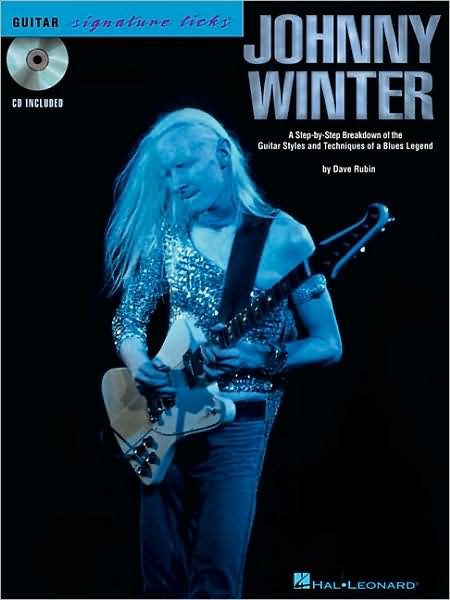 Cover for Dave Rubin · Johnny Winter - Guitar Signature Licks (Paperback Book) (2009)
