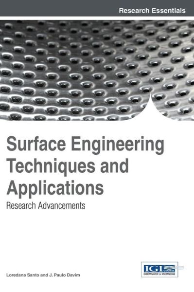 Cover for Paulo Davim · Surface Engineering Techniques and Applications: Research Advancements (Hardcover Book) (2014)