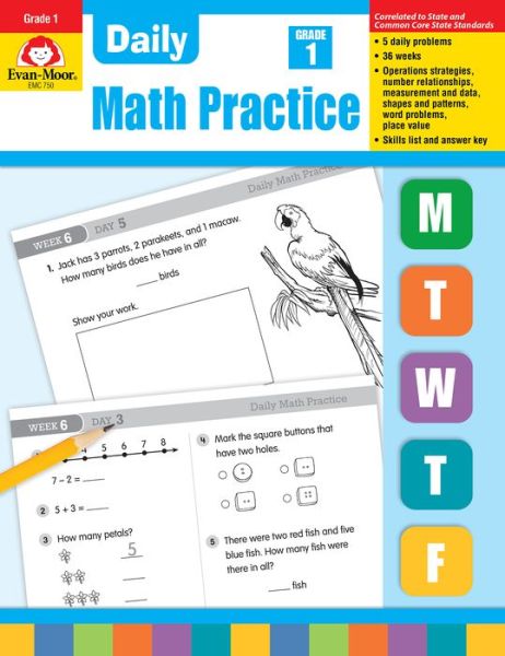 Cover for Jill Norris · Daily Common Core Math Practice, Grade 1 (Teacher) (Paperback Book) (1999)