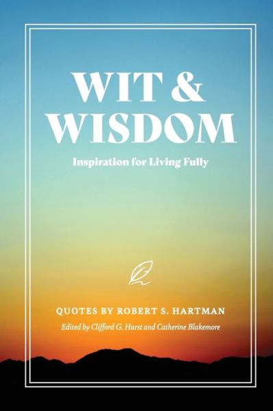 Cover for Robert S Hartman · Wit and Wisdom (Paperback Book) (2021)