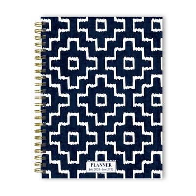 Cover for TF Publishing · Cal 2022- Embroidered Blue Academic Year Planner (Calendar) (2021)