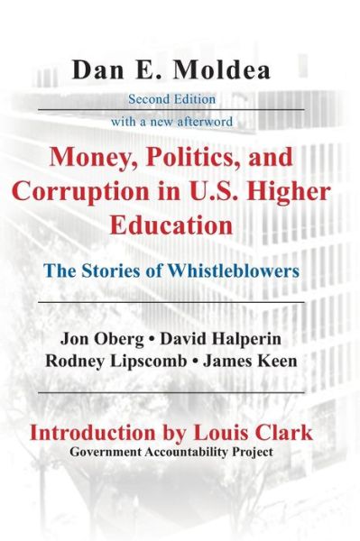Cover for Jon Oberg · Money, Politics, and Corruption in U.S. Higher Education (Paperback Book) (2020)
