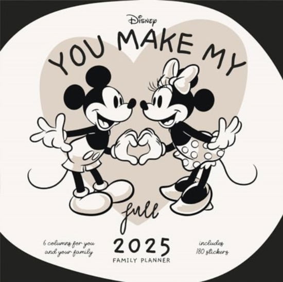 Cover for Mickey &amp; Friends 2025 Family Planner Calendar (Calendar) (2024)