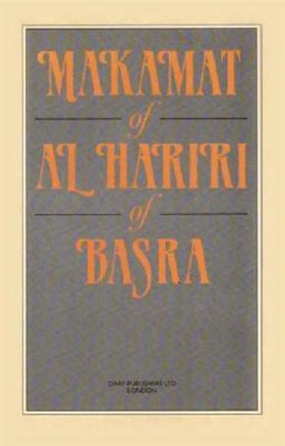 Cover for Hariri · Makamat, or, Rhetorical anecdotes of al Hariri of Basra (Bok) (1986)