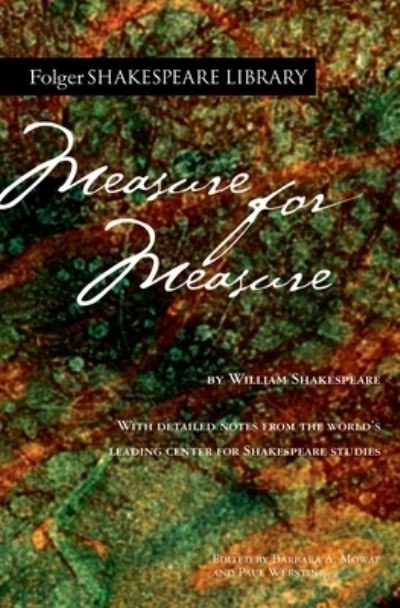 Cover for William Shakespeare · Measure for Measure - Folger Shakespeare Library (Paperback Book) (2020)
