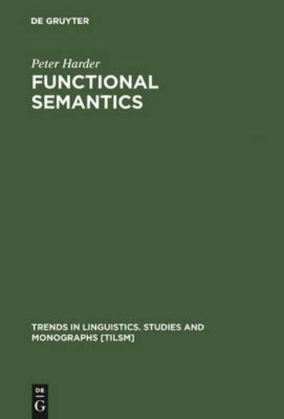 Cover for P. Harder · Functional Semantics (Bok) (1995)