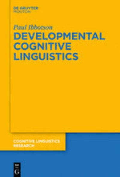 Cover for Ibbotson · Developmental Cognitive Lingui (Bog) (2020)