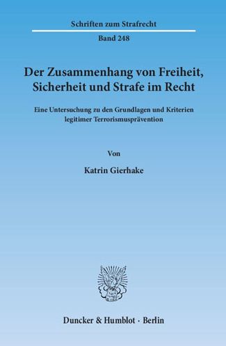 Cover for Gierhake · Der Zusammenhang von Freiheit, (Bok) (2013)