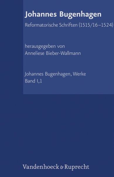 Cover for Johannes Bugenhagen (Hardcover Book) (2013)