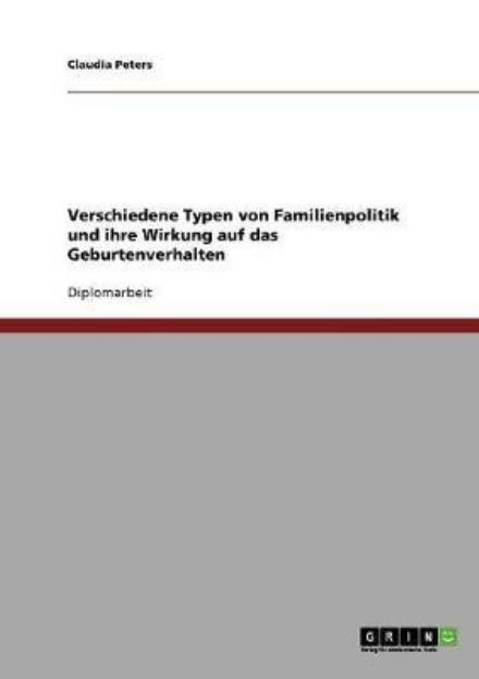 Cover for Peters · Verschiedene Typen von Familienp (Book) [German edition] (2013)