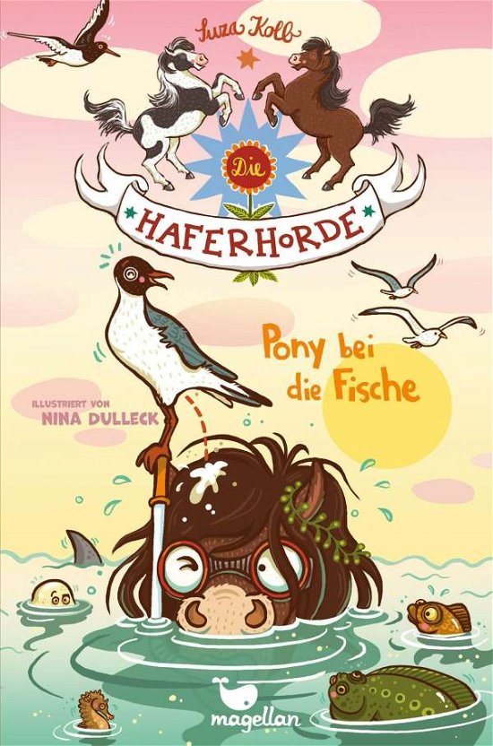 Cover for Suza Kolb · Die Haferhorde - Pony bei die Fische - Band 18 (Hardcover bog) (2021)