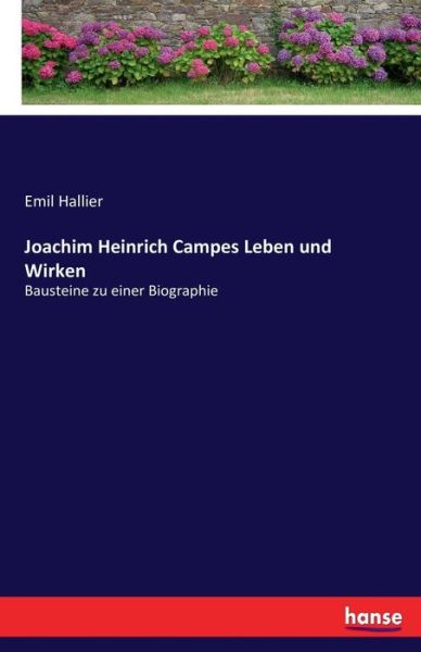 Cover for Hallier · Joachim Heinrich Campes Leben u (Buch) (2017)