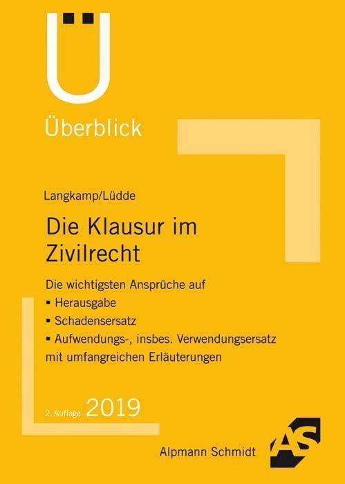 Cover for Wirtz · Die Klausur im Zivilrecht (Book)