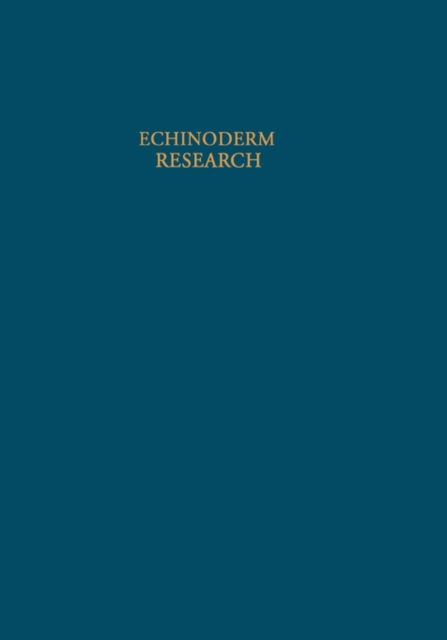 Echinoderm Research - Michel Jangoux - Books - A A Balkema Publishers - 9789061911418 - June 1, 1990