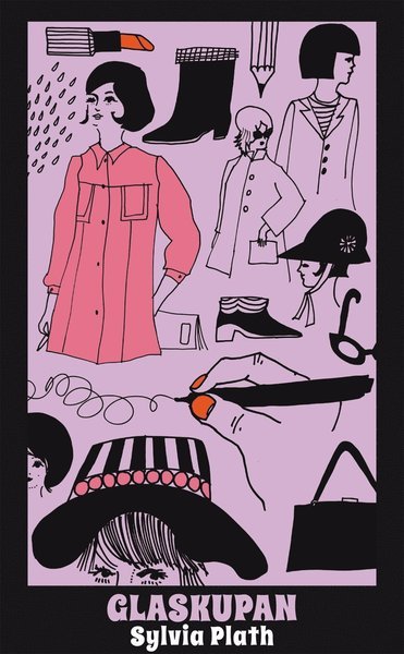 Cover for Sylvia Plath · Albert Bonniers klassiker: Glaskupan (Paperback Book) (2013)
