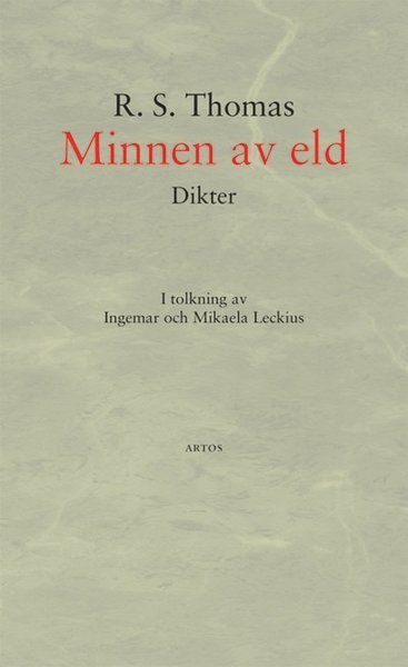 Cover for R. S. Thomas · Minnen av eld, dikter (Paperback Bog) (2007)