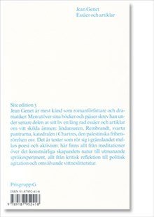 Site editions: Essäer och artiklar - Jean Genet - Books - Bokförlaget Faethon - 9789187952418 - September 1, 2006
