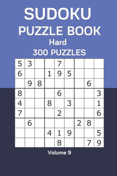 Cover for James Watts · Sudoku Puzzle Book Hard (Pocketbok) (2020)