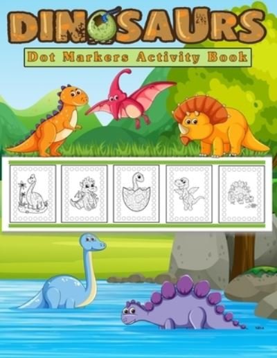 Cover for Moufart Editon · Dot Markers Activity Book, Dinosaurs (Pocketbok) (2021)