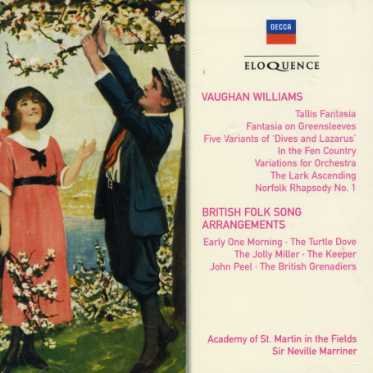 Vaughan Williams: Orchestral Works - Vaughan Williams / Brown / Asmf / Marriner - Muziek - ELOQUENCE - 0028944283419 - 4 juni 2007