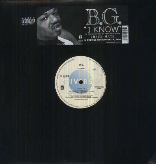 Cover for B.g. · I Know (LP) (1990)