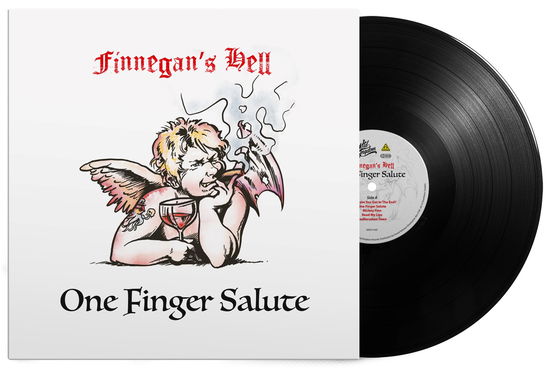 Cover for Finnegans Hell · One Finger Salute (Black LP) (LP) (2022)