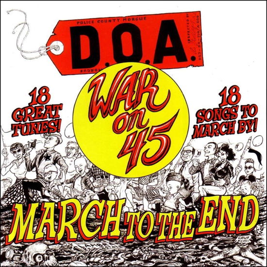 War on 45 (Red Vinyl-7 Bonus Tracks) - D.o.a. - Musik - ALTERNATIVE/PUNK - 0652975013419 - 16. Juni 2023