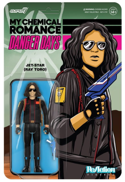 My Chemical Romance Reaction Figures Wave 01 (Danger Days) - Jet Star (Unmasked) - My Chemical Romance - Merchandise - SUPER 7 - 0840049881419 - 18. desember 2023