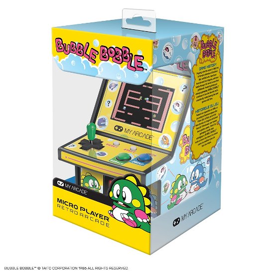 Micro Player 6.75 Bubble Bobble Collectible Retro - My Arcade - Merchandise - MY ARCADE - 0845620032419 - April 1, 2023