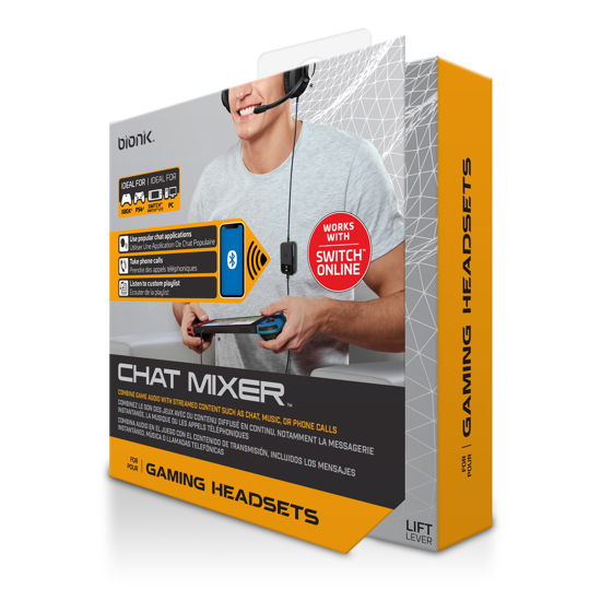 Chat Mixer For Nintendo Switch. Switch Lite. PS5. PS4. Xbox Series X/S & Xbox One - Nintendo Switch & Switch Lite - Produtos - MY ARCADE - 0845620090419 - 10 de fevereiro de 2022