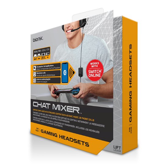 Chat Mixer For Nintendo Switch. Switch Lite. PS5. PS4. Xbox Series X/S & Xbox One - Nintendo Switch & Switch Lite - Brætspil - MY ARCADE - 0845620090419 - February 10, 2022