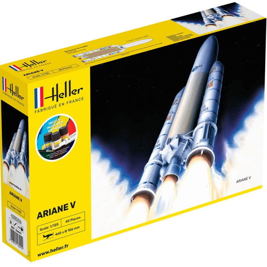 1/125 Starter Kit Airbus Ariane 5 - Heller - Koopwaar - MAPED HELLER JOUSTRA - 3279510564419 - 