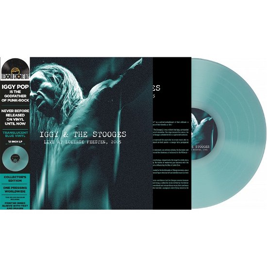 Cover for Iggy &amp; The Stooges · Live At Lokerse Feesten 2005 - TURQUOISE (LP) [RSD 2024 TURQUOISE edition] (2024)