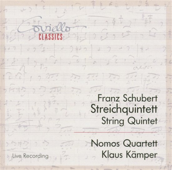 String Quintett in C Major D956 - F. Schubert - Musik - COVIELLO CLASSICS - 4039956000419 - 13. oktober 2003