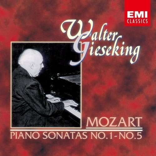 Cover for Walter Gieseking · Mozart: Piano Sonata No 1-5 (CD) (2008)