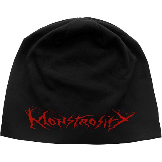 Cover for Monstrosity · Monstrosity Unisex Beanie Hat: Logo (Kläder) [Black - Unisex edition]