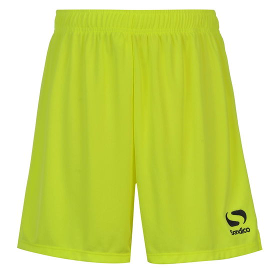 Cover for Sondico Grass Roots Shorts Adult Medium Fluo Yellow Sportswear (CLOTHES)