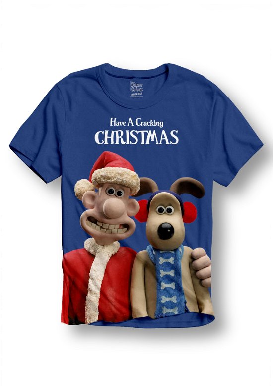 Cover for Wallace and Gromit · Cracking Christmas (T-shirt) [size S] [Blue edition] (2020)
