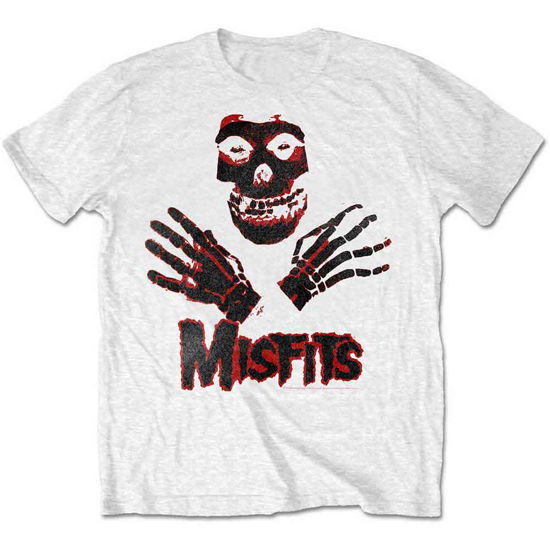 Cover for Misfits · Misfits Kids T-Shirt: Hands (9-10 Years) (T-shirt) [size 9-10yrs] [White - Kids edition]