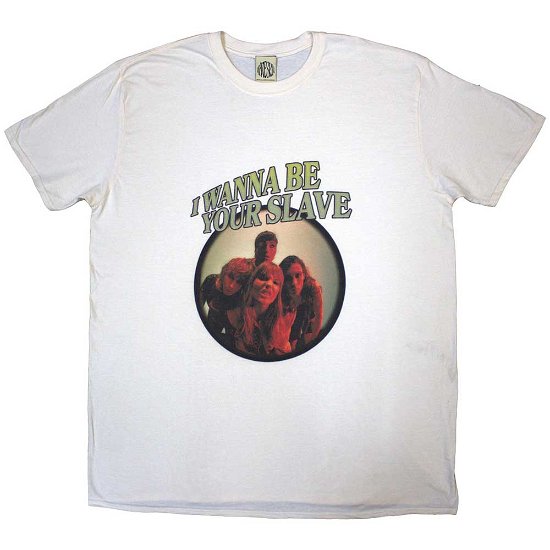 Cover for Måneskin · Maneskin Unisex T-Shirt: I Wanna Be Your Slave Circle (Ex-Tour) (T-shirt) [size L]