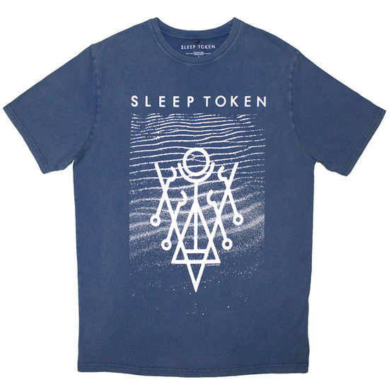 Cover for Sleep Token · Sleep Token Unisex Stone Wash T-Shirt: Give (Denim Blue) (T-shirt) [size XXL] (2025)