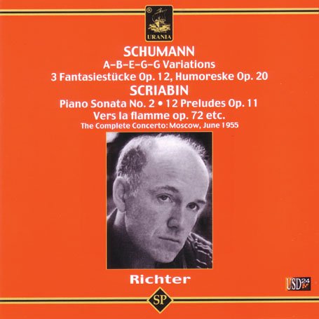 Cover for Sviatoslav Richter · A-B-E-G-G Variations, Humoresque, 3 (CD) (2007)