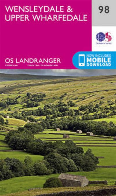 Cover for Ordnance Survey · Wensleydale &amp; Upper Wharfedale - OS Landranger Map (Kartor) [December 2016 edition] (2016)