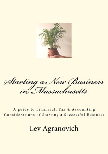Cover for Lev Agranovich · Starting a New Business in Massachusetts (Paperback Book) (2012)