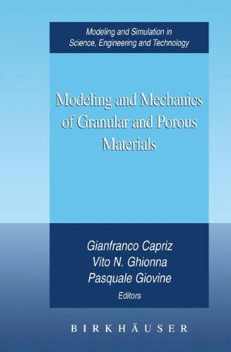 Cover for Gianfranco Capriz · Modeling and Mechanics of Granular and Porous Materials - Modeling and Simulation in Science, Engineering and Technology (Hardcover Book) [2002 edition] (2002)