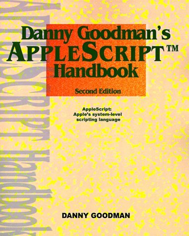 Cover for Danny Goodman · Danny Goodman's Applescript Handbook (Taschenbuch) (1998)