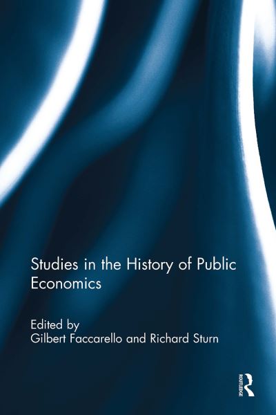 Studies in the History of Public Economics (Paperback Book) (2024)