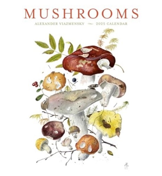 Cover for Alexander Viazmensky · Mushrooms: Alexander Viazmensky 2025 Wall Calendar (Paperback Book) (2024)